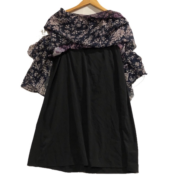 UO Kimchi Blue Floral Prairie Rose Tunic Babydoll Dress - Picture 4 of 9